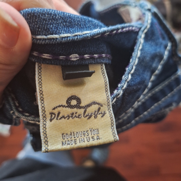 Y2K lowrise bootcut jeans from Plastic By Gly - Picture 11 of 13